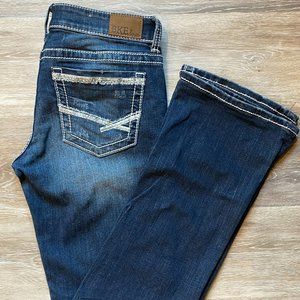 BKE. Stella. Dark Wash Bootcut Jeans.